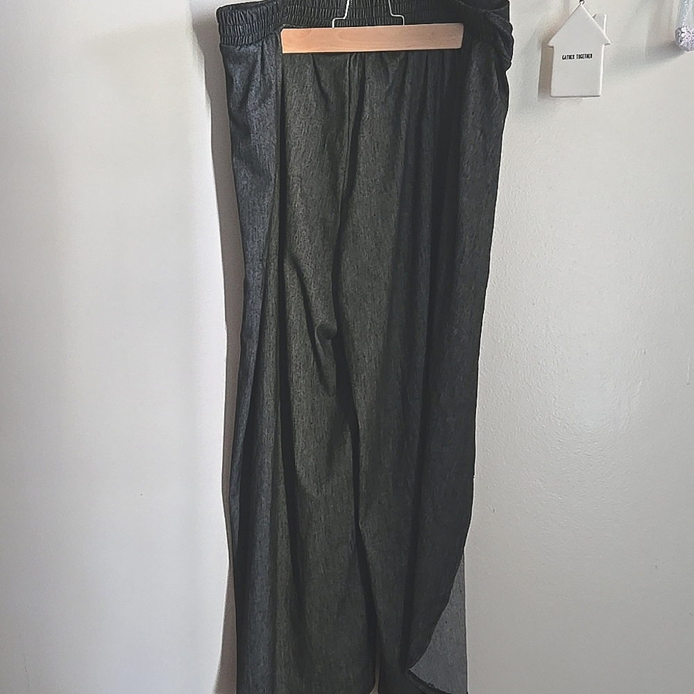 Shosho Boho Wrap Palazzo Split Wide Leg Pants - Picture 5 of 7